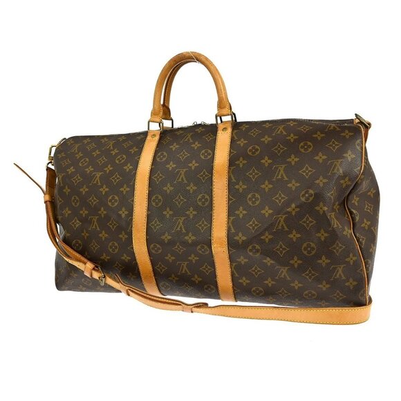 LOUIS VUITTON KEEPALL BANDOULIERE 55 DUFFLE MONOGRAM - Picture 2 of 12
